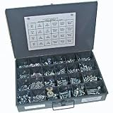 Hex Bolt(Cap Screw), Nut, Flat & Lock Washer Assort Gr. 5 Coarse (USS), 750 Pcs + 4 lbs of Washers