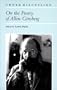On the Poetry of Allen Ginsberg (Under Discussion)