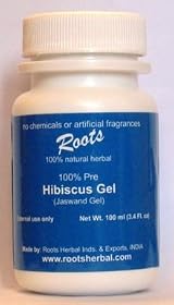 100% Pure Hibiscus Gel -- Without Chemicals, Without Additives for General Haircare
