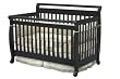 Emily 3 in 1 Crib in Ebony Finish By Da Vinci Baby Furniture