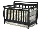 Emily 3 in 1 Crib in Ebony Finish By Da Vinci Baby Furniture
