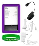 Young Micro Ultimate Combo Kit - Silicone Skin Case, Book Light, Car and Travel-Wall Chargers for Barnes & Noble nook E-Reader Reading Device (nook NOT Included)
