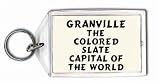 Granville: The Colored Slate Capital Of The World Keychain