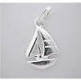 Sterling Silver Sea *SAIL BOAT CHARM Cute