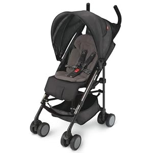 Aprica Presto Flat Stroller, Jet Set Black
