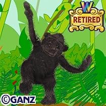 Webkinz Collectible Plush Stuffed Animals Gorilla