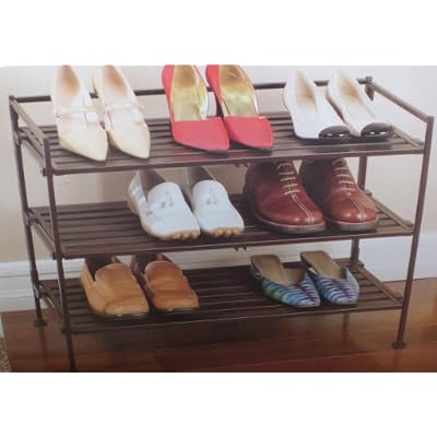 3-Tier Interlocking Storage & Shoe Rack
