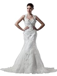 Spring Fall Mermaid Floral Print Satin Sweetheart Halter Beaded Sequined Applique  Dress with a Court Train 