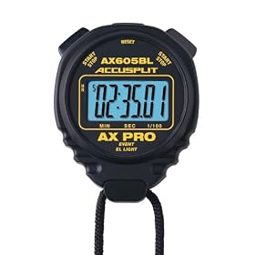 ACCUSPLIT AX605BL Event Stopwatch with Back Light