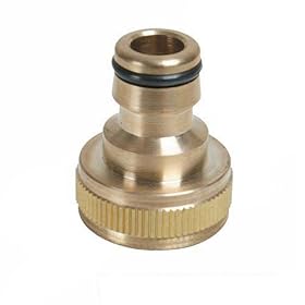 Silverline 598438 Brass Tap Connector