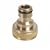 Silverline 598438 Brass Tap Connector