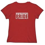 T-Shirt Woman Red  Trinidadian Pride  Trinidad And Tobago Country