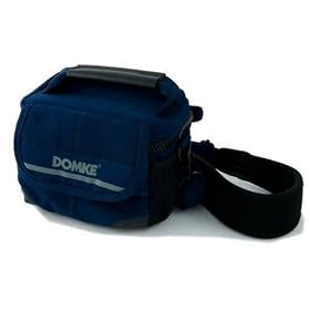 Domke 707-40N Canvas Shoulder Bag for Small Digital SLR Cameras and Camcorders (Navy) by Tiffen