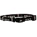 Atlanta Falcons Black Adjustable Dog Collar