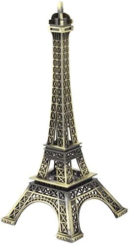 MetalCraft Metal Eiffel Tower Cake Topper Craft Art Statue Model Desk Room Decoration Gift (8.7 Inch)