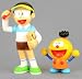 VINYL COLLECTIBLE DOLLS 木手英一&コロ助 2体セット: 「キテレツ大百科」のキテレツとコロ助のセット。藤子・F・不二雄の原作版のフィギュア化。