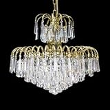 Lumax 0024-16G 6L Gold Egyptian Empire Color Crystals Chandelier