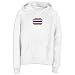 SWEATSHIRT WOMAN WHITE ELEGANT FLAG \