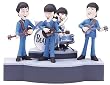 Mcfarlane Beatles Figures Saturday Morning Cartoon Animated Figure set of 4