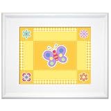 Flowerland Framed Print by Olive Kids (BUTTERFLY)
