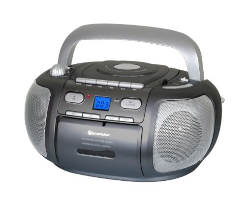 Roadstar RCR-4630MP/R Tragbarer Radio-Recorder (UKW/ MW-Tuner, CD/MP3-Player, LC-Display)  Preisvergleich