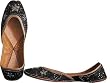 Beaded & Sequin Indian Khussa Belly Dance Shoes for Women Handcrafted Casual Footwear Available in Various Sizes