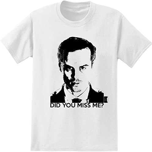 Sherlock Did You Miss Me Adult White T-Shirt