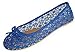 Shoes 18 Womens Crochet Ballet Flat Shoes W/Clear Mesh Underlay