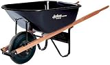 JACKSON PROFESSIONAL TOOLS J6K 6 CU.FT. STEEL TRAY CONTRACTOR KNOBBY WHEELBARROW