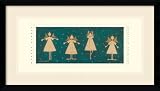 Angel Ballet Framed Art Print by Warren Kimble, 21.87 in. x 12.37 in. Framed