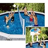 Swimline Pool Jam Above-Ground Swimming Pool Basketball and Volleyball Combo