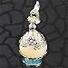 SS-A-51639, Blue Hummingbird Perfume Bottle