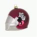 Mississippi State Bulldogs NCAA Glass Football Helmet Ornament (3)