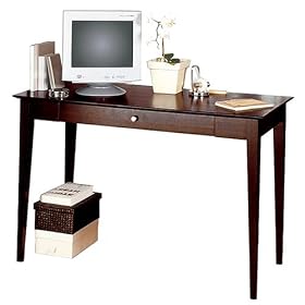 dolce dark walnut desk
