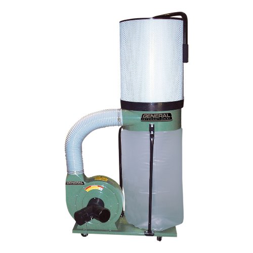General International 10-105CF M1 1-1/2HP Dust Collector with 1 Micron Canister Filter
