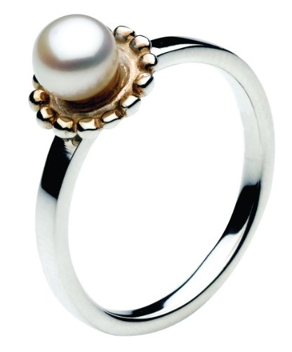 Dew Damen-Ring 925 Sterlingsilber Gr. 51 -16.2 Gold Perle 18007FPL04 Preisvergleich