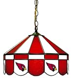 Imperial Arizona Cardinals Licensed 16-Inch Diameter Stained Glass Pub Light