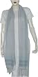 Long Scarf Pure Silk Accessory Rectangular 28 x 80 inches