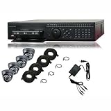 COMPLETE 4 CHANNEL ELITE DVR SECURITY CAMERA SURVEILLANCE SYSTEM