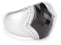 Nicky Hilton "Chelsea" Sterling Silver Ring, Size 7