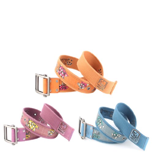 Ed Hardy EH3337 Womens Bloom Canvas Belt