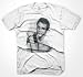 ELVIS PRESLEY ROCK T Shirt in white Music & Classic Tee Shirts Sizes Small - XXXL for Mens & Boys-TS