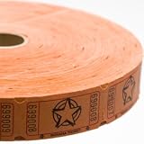 Orange Star Ticket Roll