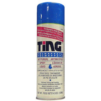 Ting Athlete's Foot and Jock Itch Anti-Fungal Spray Liquid-4.5, oz. (Pack of 6)