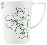 Review Ciroa  / Forma Fine Bone China Black Embossed 375ml Coffee Mug