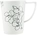Forma Fine Bone China Black Embossed 375ml Coffee Mug