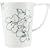 Forma Fine Bone China Black Embossed 375ml Coffee Mug