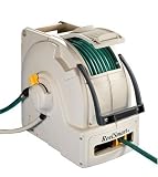 No Crank Classic 100' Water Powered Retractable Garden Hose Reel Cart #RS10003