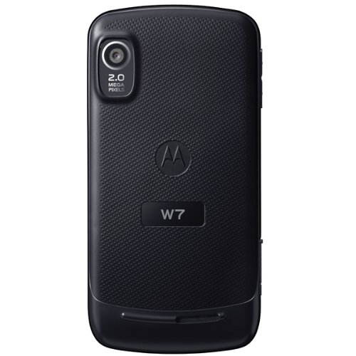 Motorola W7 Active Edition Unlocked GSM Tri-Band Cell Phone with 2MP Camera, Bluetooth, FM Radio, MicroSD Expansion Slot--International Version with No US Warranty (Black)