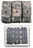 MOLLE M4/AK 3 mag pouch, ACU digital for molle tac vests and plate carriers